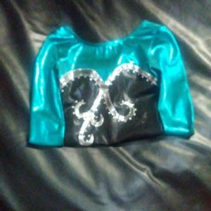 Gymnastics long sleeve leotard